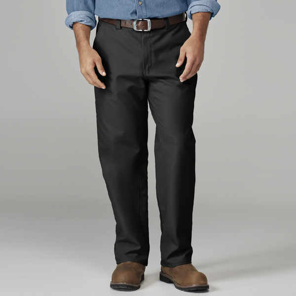 Men's Canvas Plain Front Work Pant - Front