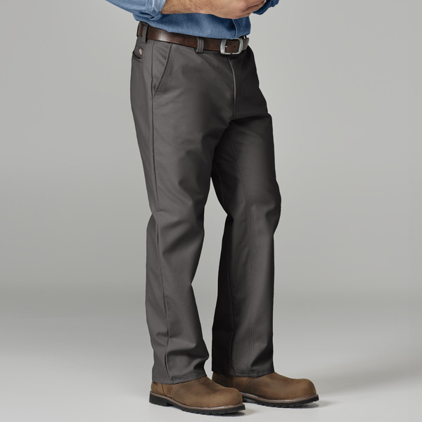 Men's Canvas Plain Front Work Pant - Front