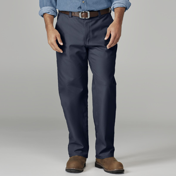 Men's Canvas Plain Front Work Pant - Front