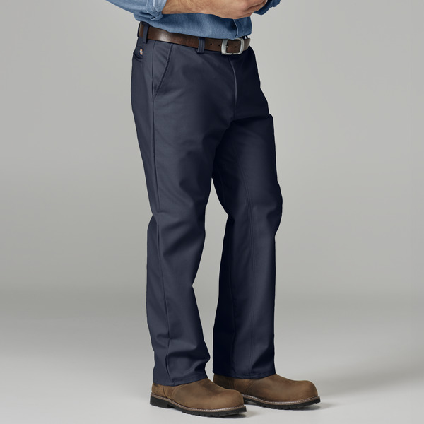 Men's Canvas Plain Front Work Pant - Front