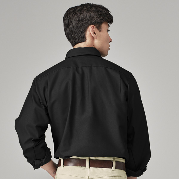 Men's Canvas Long-Sleeve Work Shirt - Front