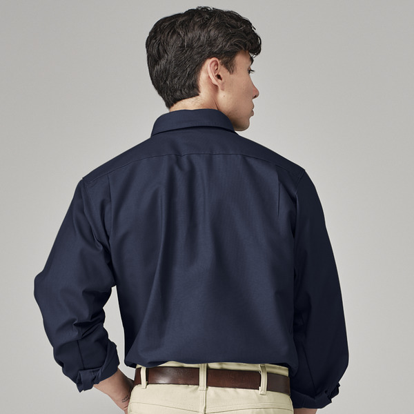 Men's Canvas Long-Sleeve Work Shirt - Front