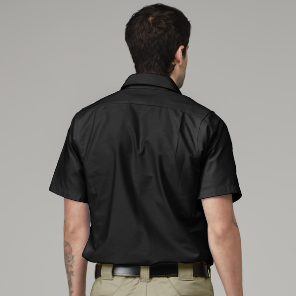 Men's Canvas Short-Sleeve Work Shirt - Front