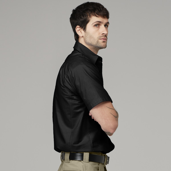 Men's Canvas Short-Sleeve Work Shirt - Front
