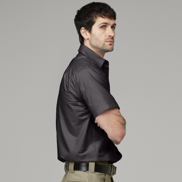 Men's Canvas Short-Sleeve Work Shirt - Front