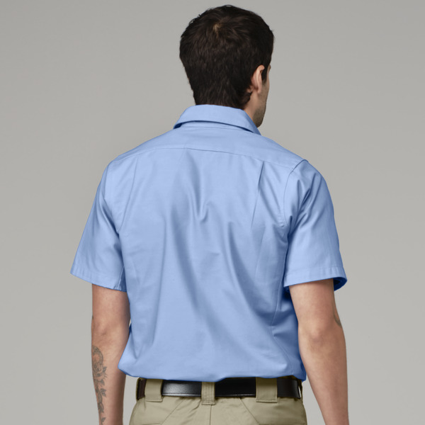 Men's Canvas Short-Sleeve Work Shirt - Front