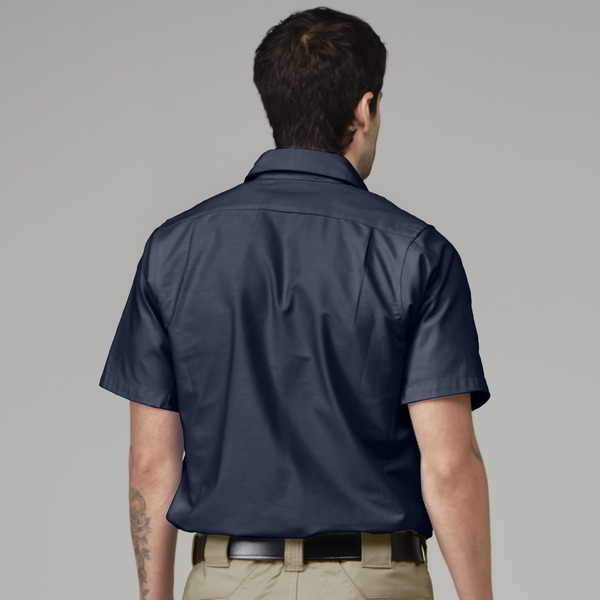 Men's Canvas Short-Sleeve Work Shirt - Front