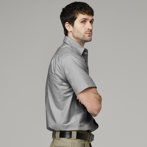 Men's Canvas Short-Sleeve Work Shirt - Front