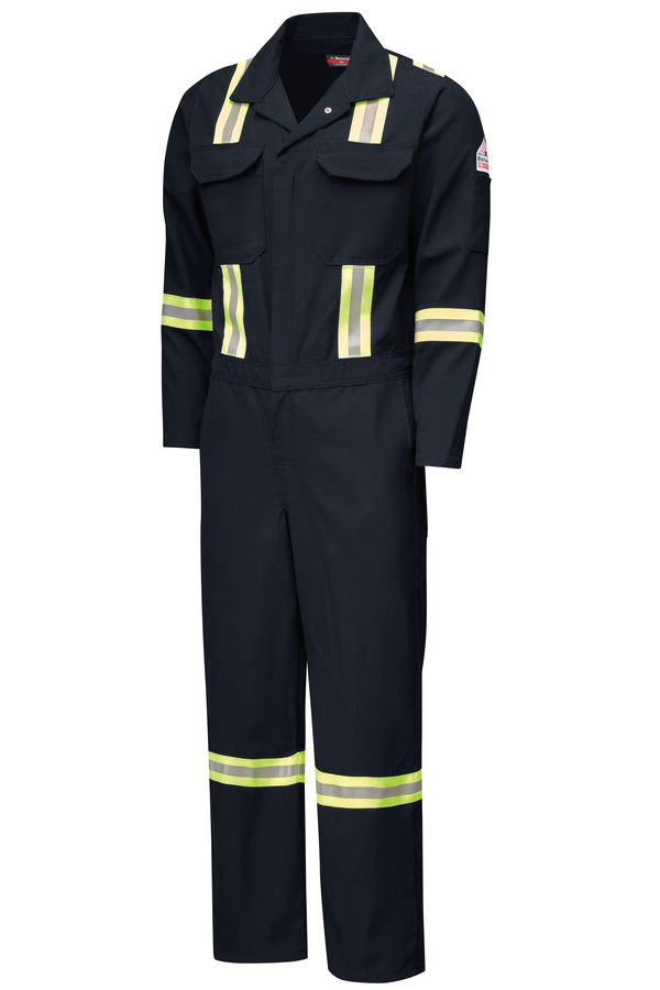 Men's Midweight Nomex Fr Premium Coverall With Reflective Trim - Wwof 