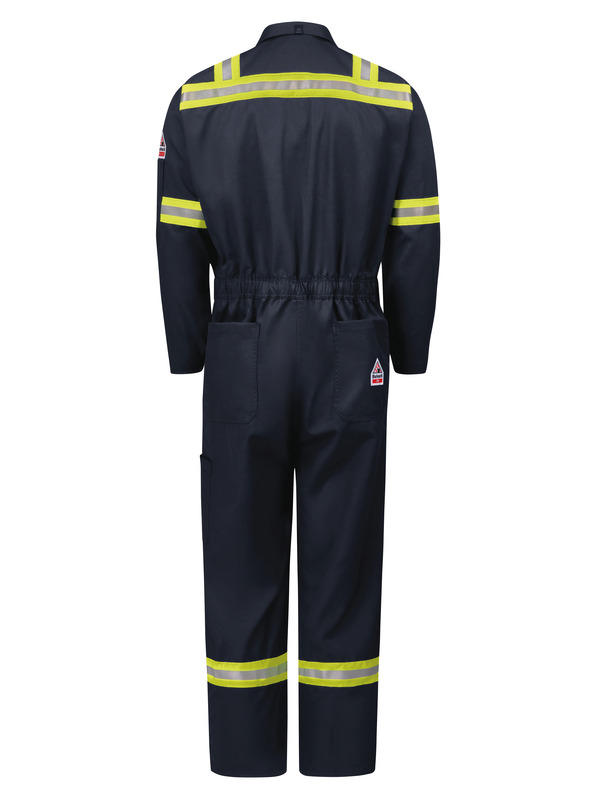 Iq Series Men's Midweight Enhanced Visibility Mobility Coverall - Wwof 