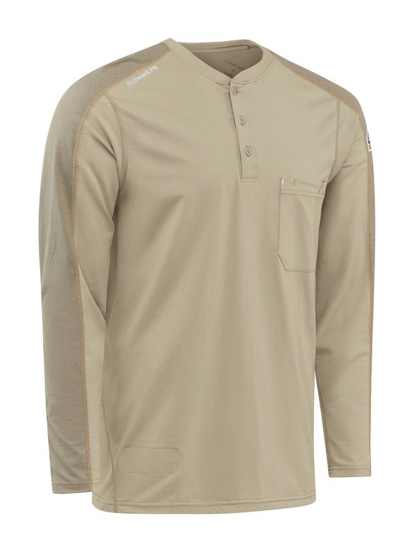 Men's Flex Knit Henley WWOF Wholesale Product Guide