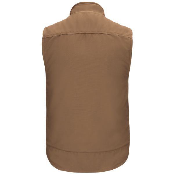Men's Sherpa Lined Brown Duck Vest - WWOF Wholesale Product Guide