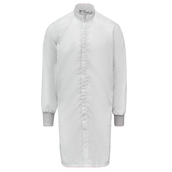 ESD Grid Cleanroom Frock - Front