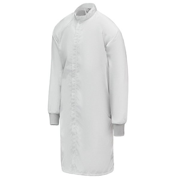 ESD Grid Cleanroom Frock - Front