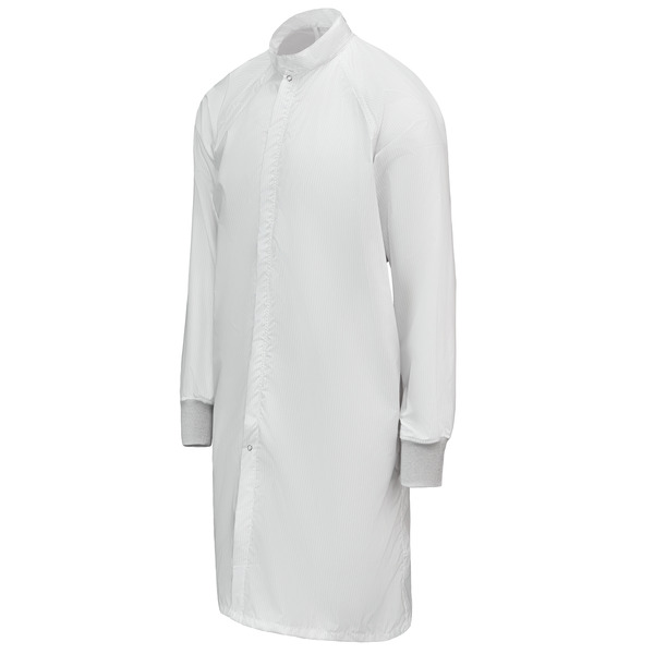 ESD Stripe Cleanroom Frock - Front