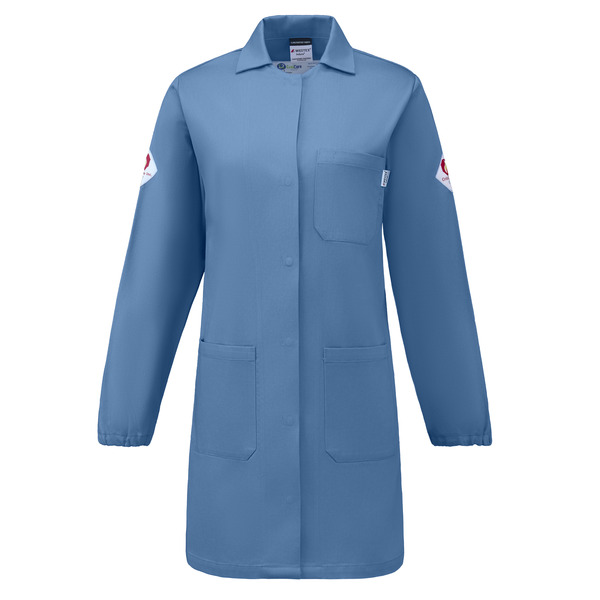 Westex® Indura® Twill Flame Resistant Women's Lab Coat - Front