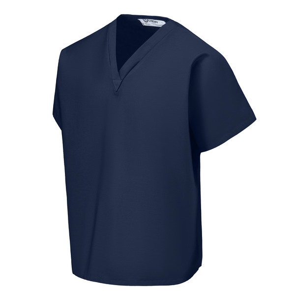 Pocketless Short Sleeve Scrub Top - Front