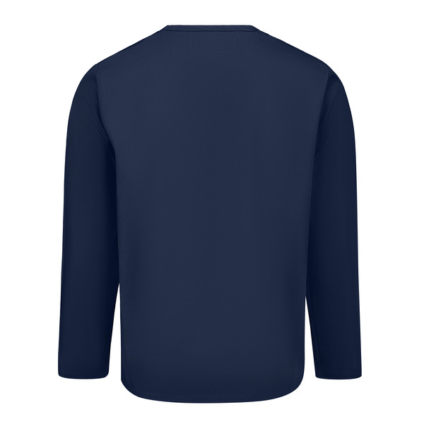 Pocketless Long Sleeve Scrub Top - Back