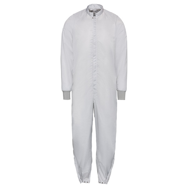 ESD Grid Cleanroom Coverall - Front