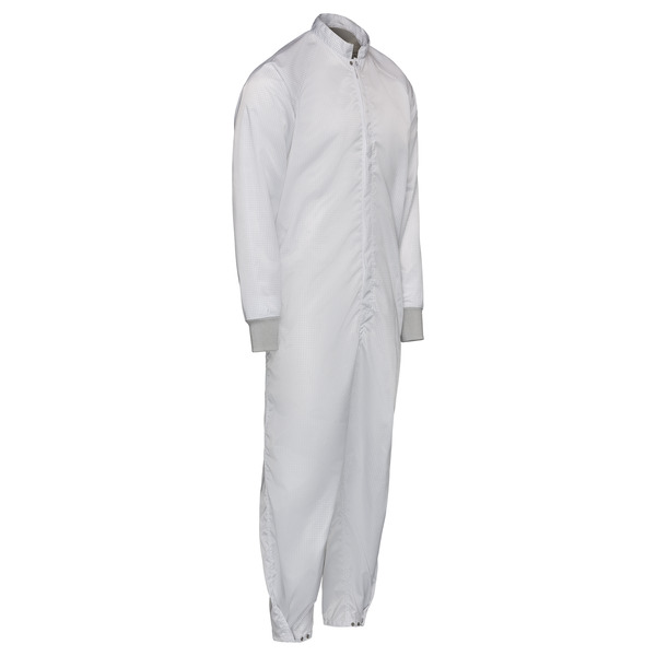 ESD Grid Cleanroom Coverall - Front