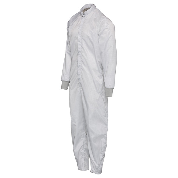 ESD Grid Cleanroom Coverall - Front