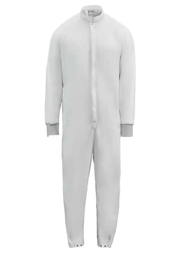 ESD Stripe Cleanroom Coverall - Front