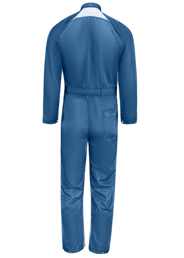 Automotive Paint Suit with Venting Yoke and Swing Pockets - Back