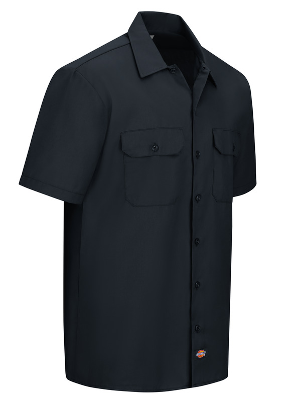 Men's Short-Sleeve Traditional Work Shirt - Front