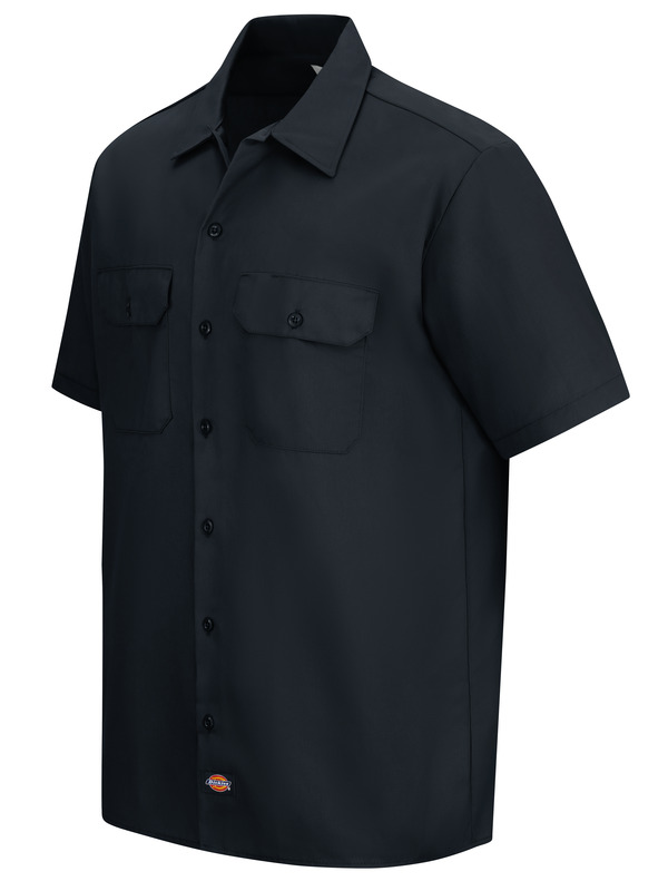 Men's Short-Sleeve Traditional Work Shirt - Front