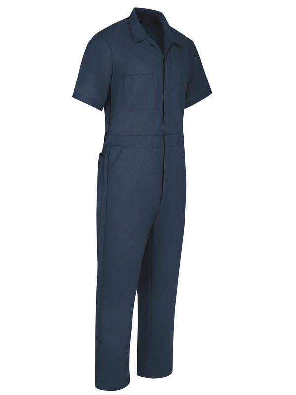 Industrial Short-Sleeve Coverall - Front