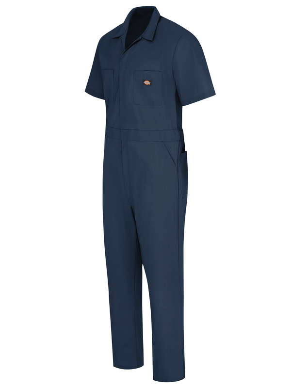 Industrial Short-Sleeve Coverall - Front