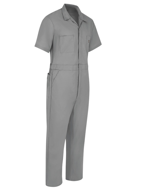 Industrial Short-Sleeve Coverall - Front