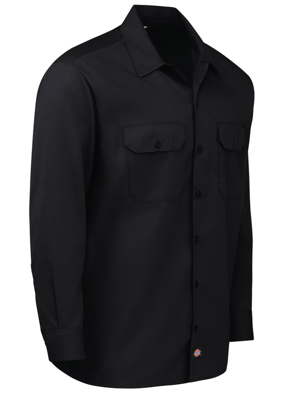 Men's Long-Sleeve Traditional Work Shirt - Front