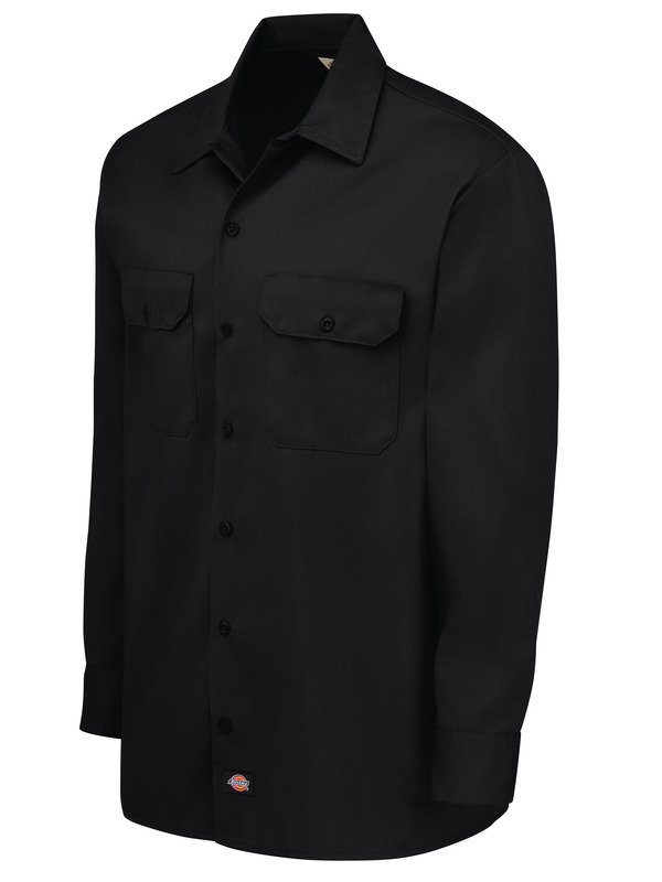 Men's Long-Sleeve Traditional Work Shirt - Front