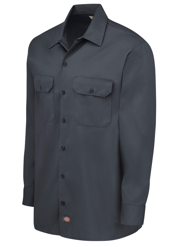 Men's Long-Sleeve Traditional Work Shirt - Front