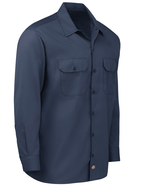 Men's Long-Sleeve Traditional Work Shirt - Front