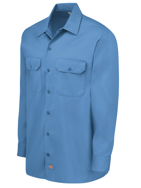 Men's Long-Sleeve Traditional Work Shirt - Front