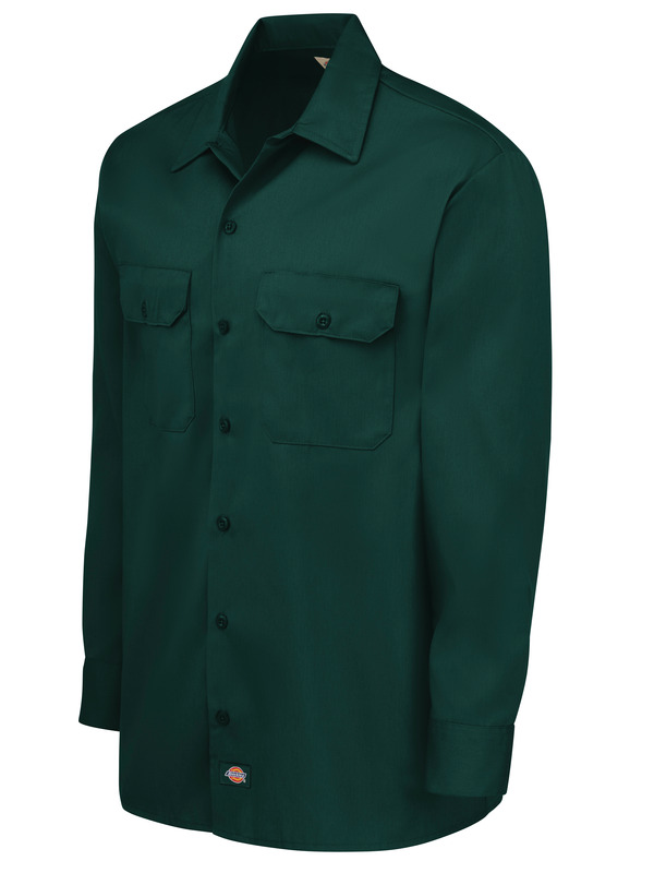 Men's Long-Sleeve Traditional Work Shirt - Front