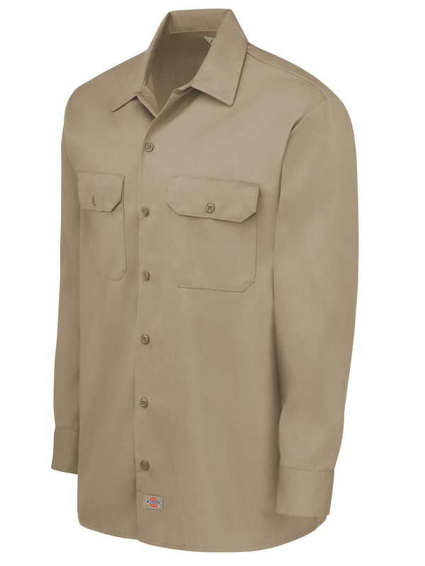 Men's Long-Sleeve Traditional Work Shirt - Front