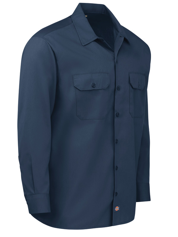 Men's Long-Sleeve Traditional Work Shirt - Front