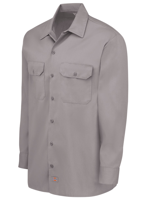 Men's Long-Sleeve Traditional Work Shirt - Front
