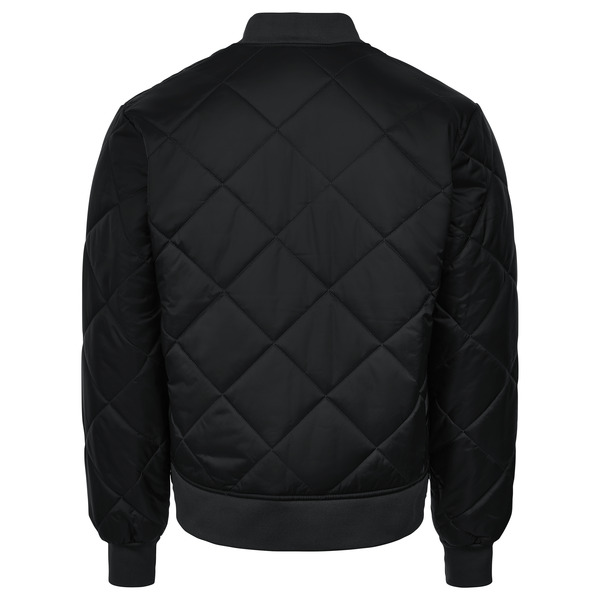 Black  - Diamond Quilted Jacket - Back