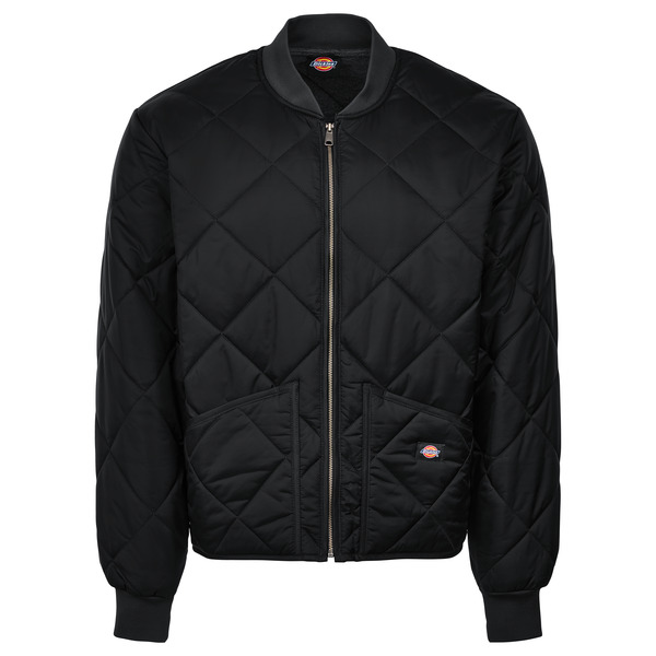 Black  - Diamond Quilted Jacket - Front
