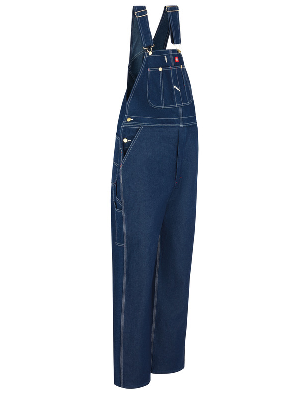 Traditional Indigo Bib Overall - Front