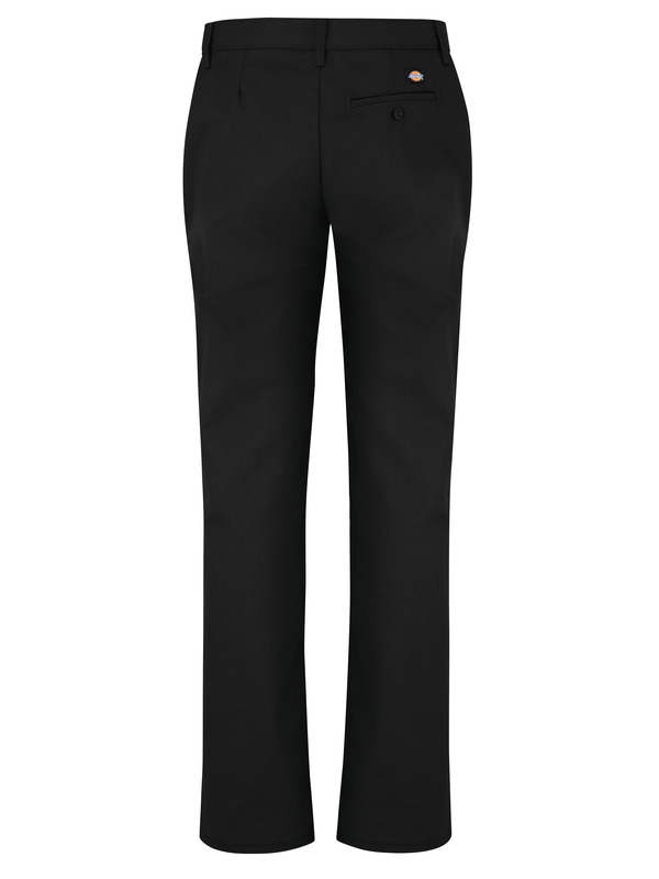 Women's Black Flat Front Pants