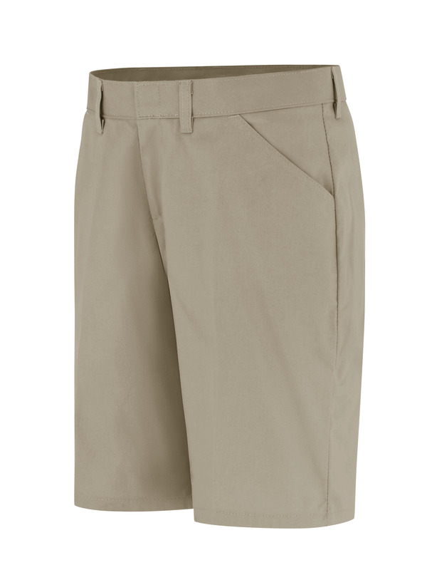 Women's 9" Flat Front Short - Front
