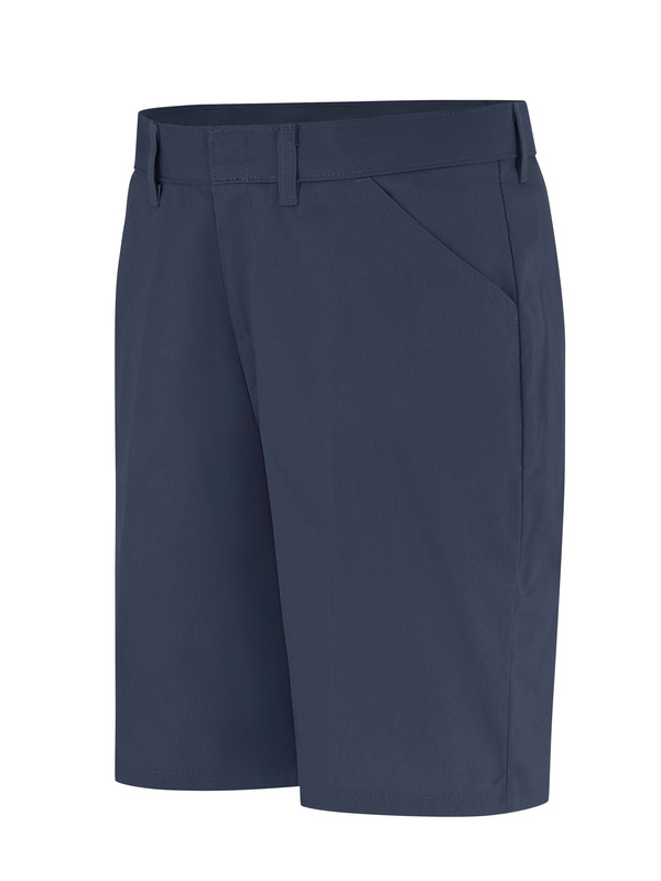 Women's 9" Flat Front Short - Front