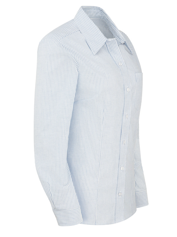 Women's Long-Sleeve Stretch Oxford Shirt - Front