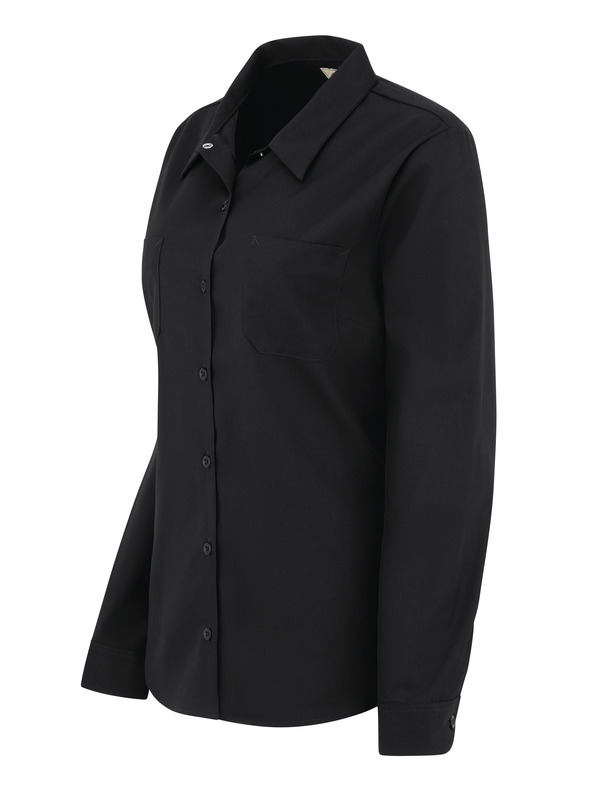 Women's Long-Sleeve Industrial Work Shirt - Front