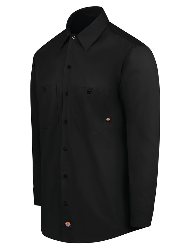 Men's Industrial Long-Sleeve Work Shirt - Front